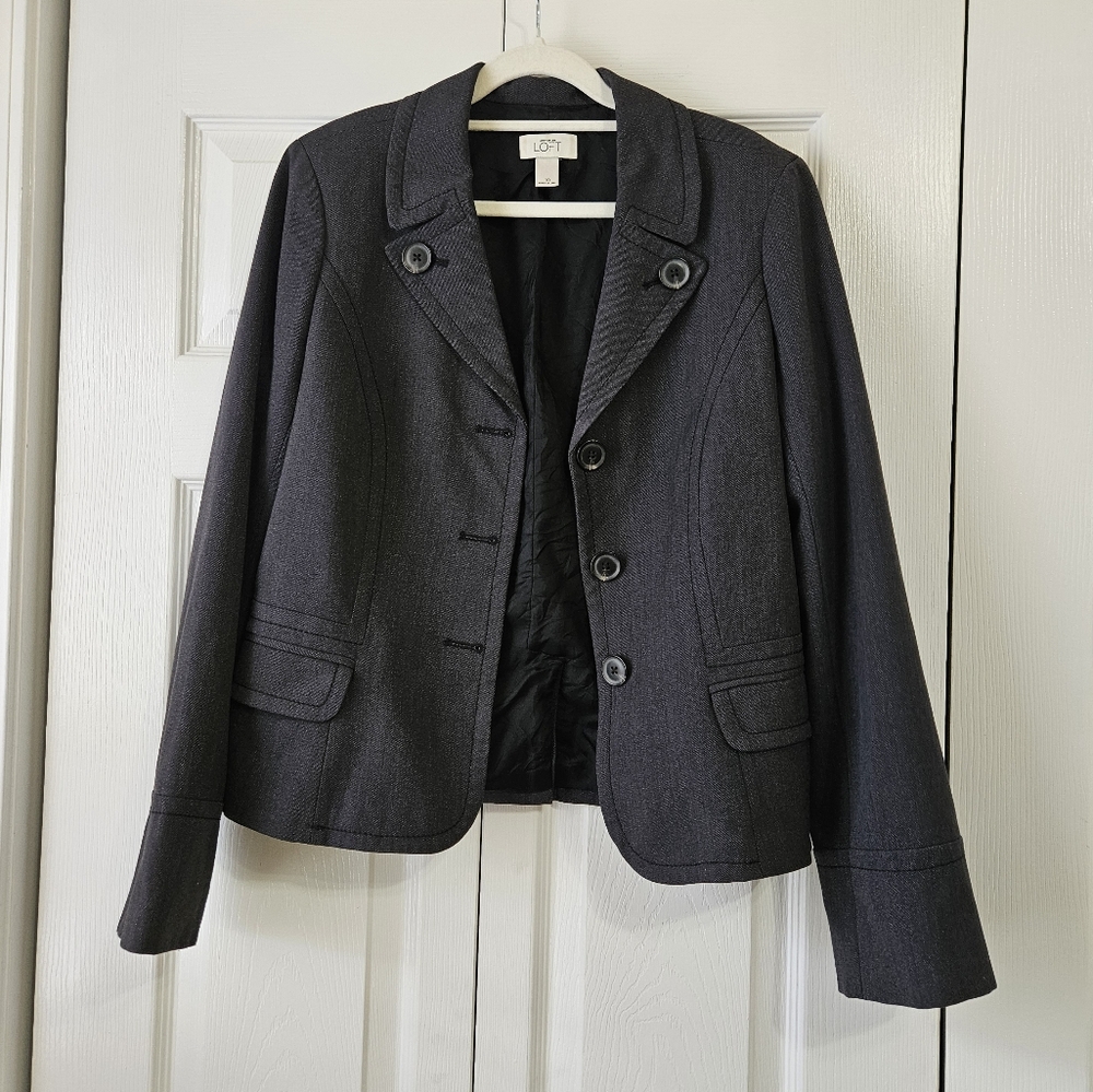 LOFT Charcoal Gray Women's Jacket